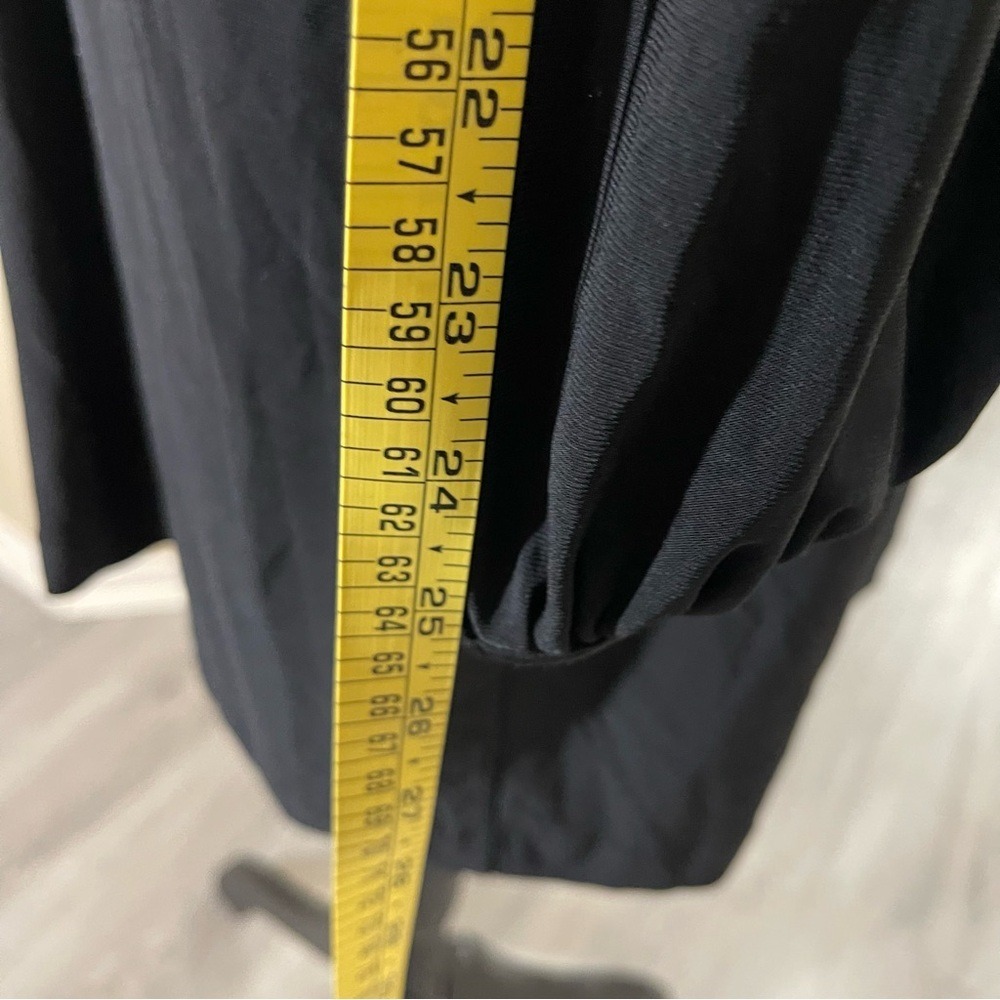 White House Black Market Long Sleeve Black Dress - Picture 8 of 11